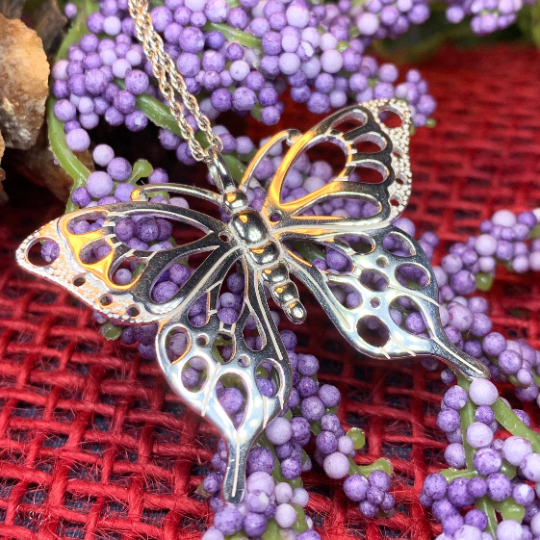 Earrach Butterfly Necklace — view 5