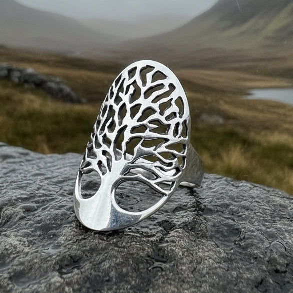 Caroline Tree of Life Ring in Sterling Silver — view 5