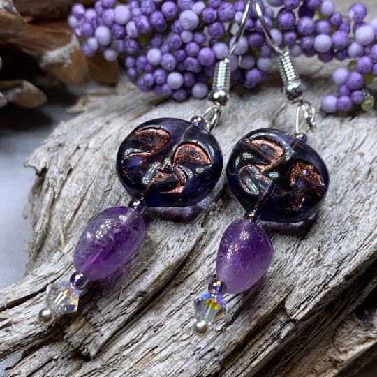 Midnight Moon Earrings — view 2