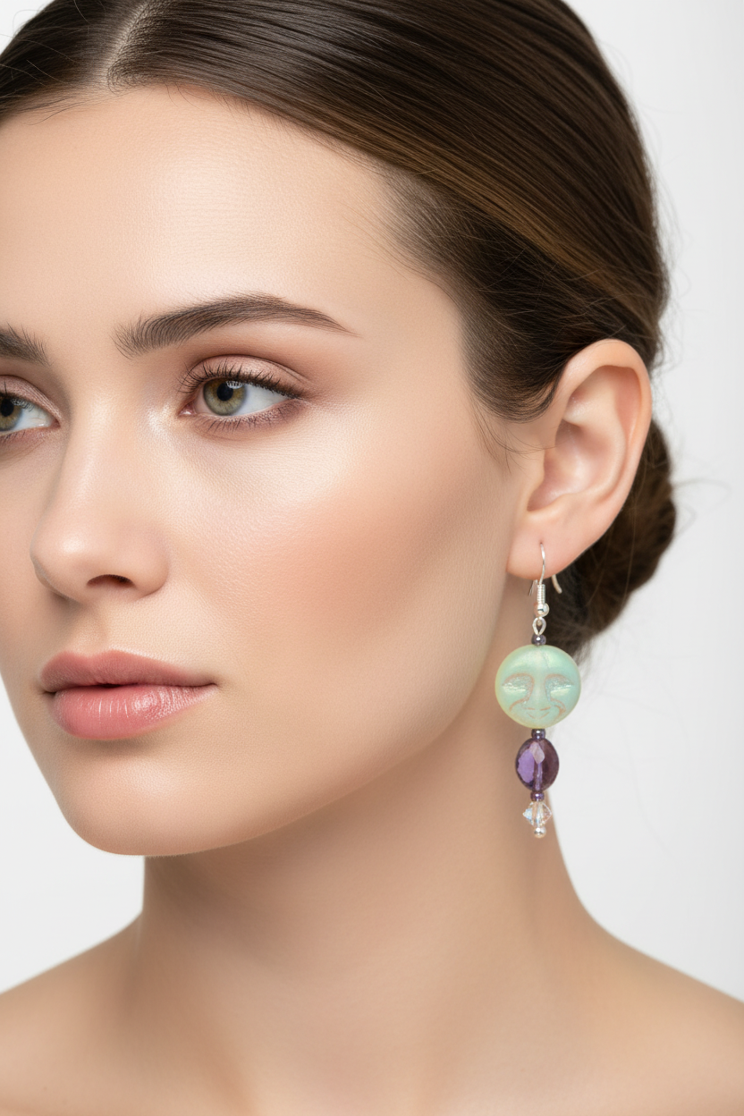 Midnight Moon Earrings — view 5