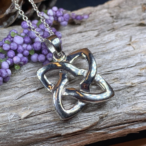 Elyssa Celtic Knot Necklace — view 5