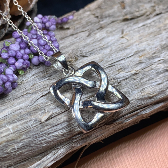 Elyssa Celtic Knot Necklace — view 2