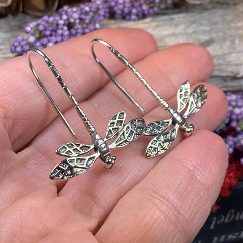 Load image into Gallery viewer, Elegant Dragonfly Earrings
