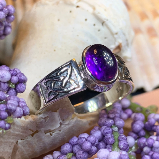 Syra Celtic Knot Ring in Sterling Silver — view 11