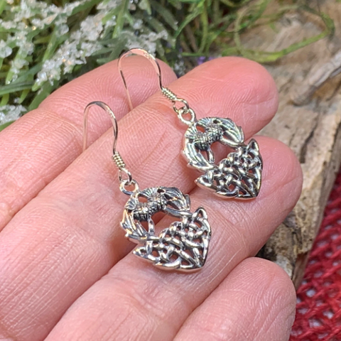 Load image into Gallery viewer, Audrey Thistle Earrings
