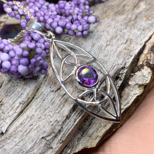 Dolce Trinity Knot Necklace — view 5