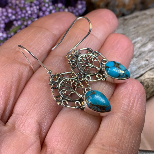 Ancient Tree of Life Earrings — view 8
