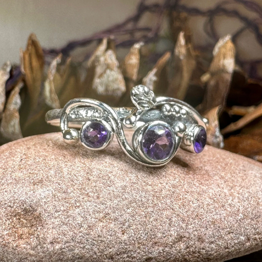 Wild Irish Rose Ring in Sterling Silver — view 3