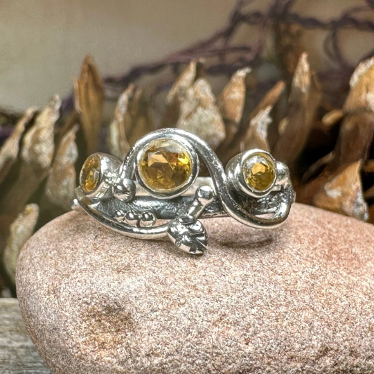 Wild Irish Rose Ring in Sterling Silver