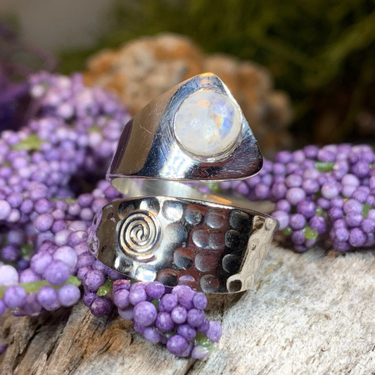 Celtic Spiral Wrap Ring — view 3