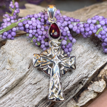 Load image into Gallery viewer, Eternal Light Celtic Cross Necklace
