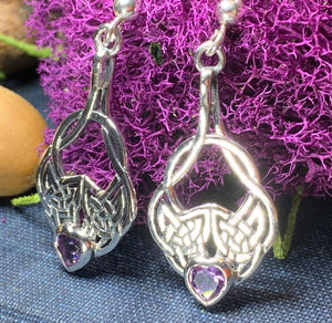 Heart Celtic Knot Earrings