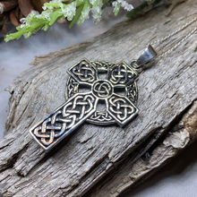 Load image into Gallery viewer, Traditional Celtic Cross Necklace
