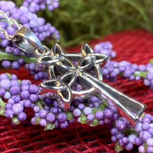 Load image into Gallery viewer, Trinity Celtic Cross Necklace
