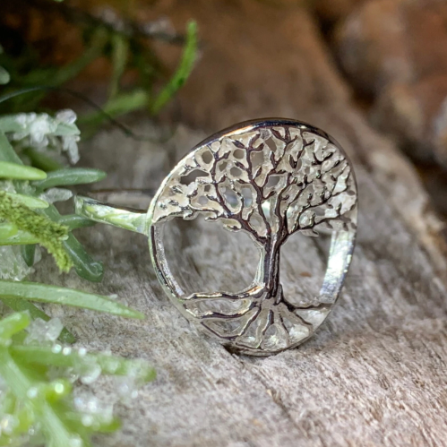 Airdrie Tree of Life Ring in sterling silver