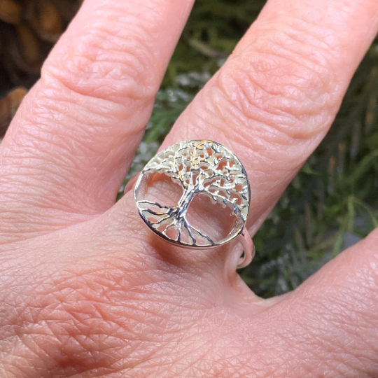 Airdrie Tree of Life Ring — view 4