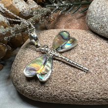 Load image into Gallery viewer, Shimmering Dragonfly Necklace
