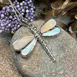 Shimmering Dragonfly Necklace