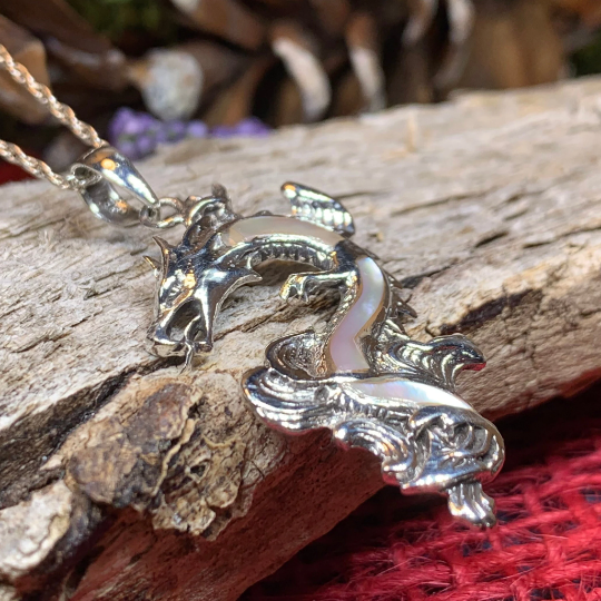 Bluefire Dragon Necklace