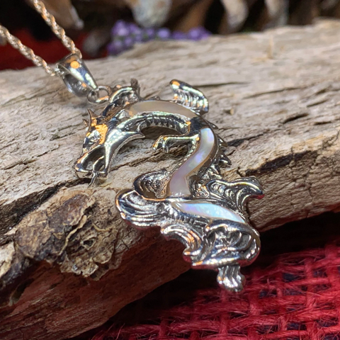 Load image into Gallery viewer, Bluefire Dragon Necklace
