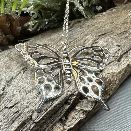 Earrach Butterfly Necklace — view 2