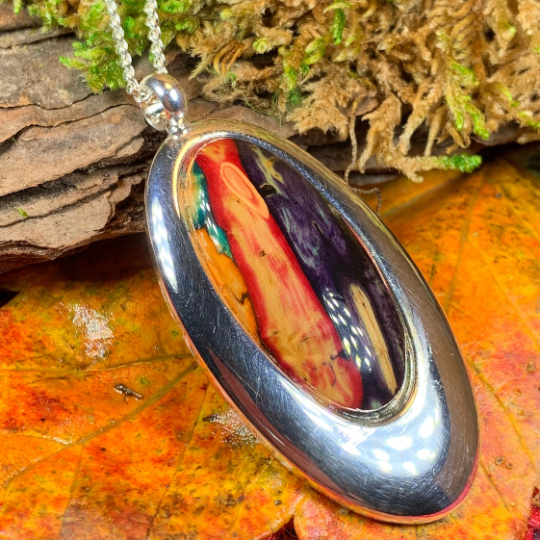Scottish Highlands Heathergems Necklace - Handmade in Scotland — view 4