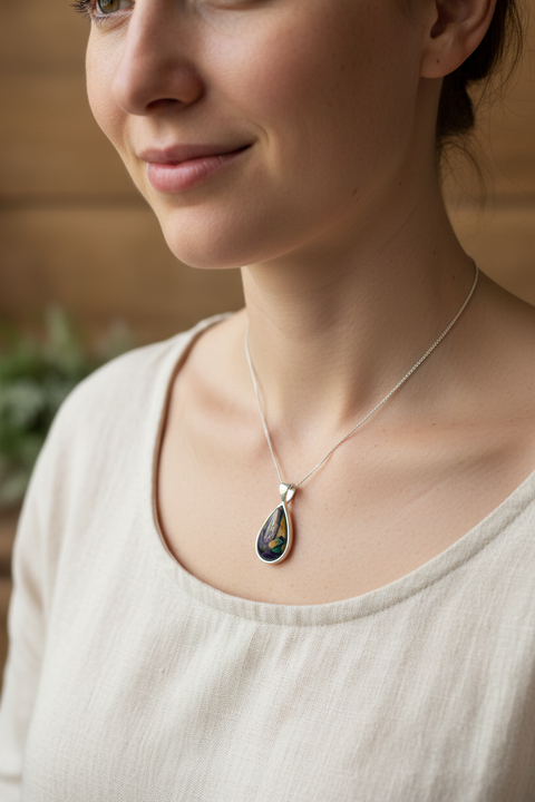 Load image into Gallery viewer, Heathergems Edith Scottish Necklace - Handmade in Scotland
