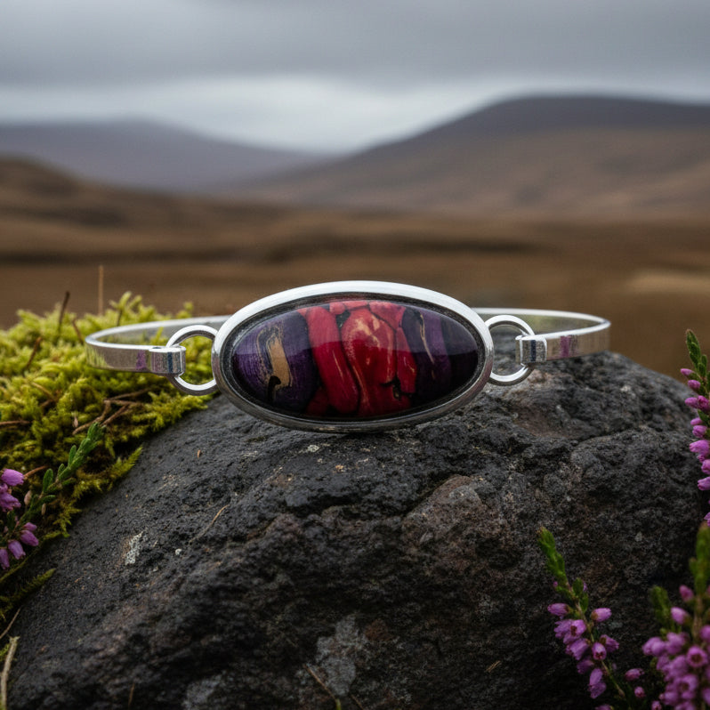 Scottish Heathergems Celtic Bracelet - Handmade in Scotland — view 7