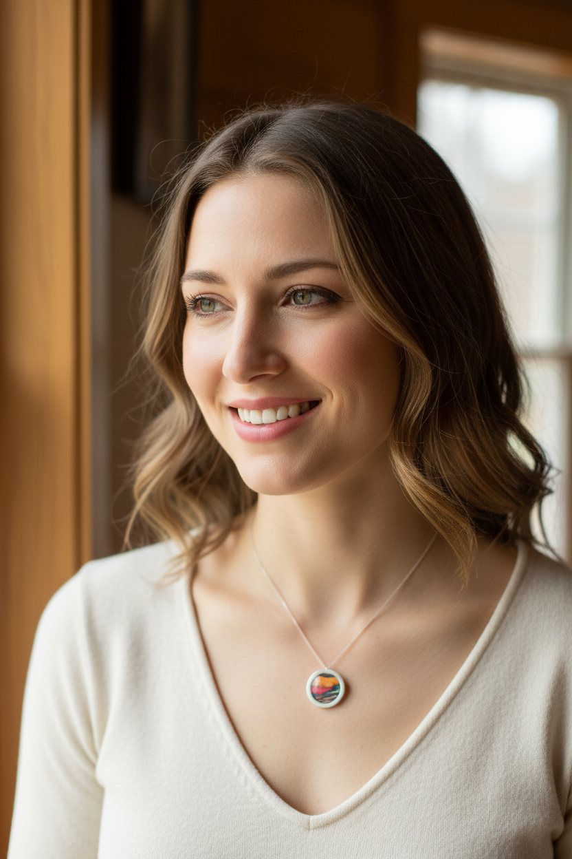Heathergems Scottish Highlands Necklace - Handmade in Scotland — view 6