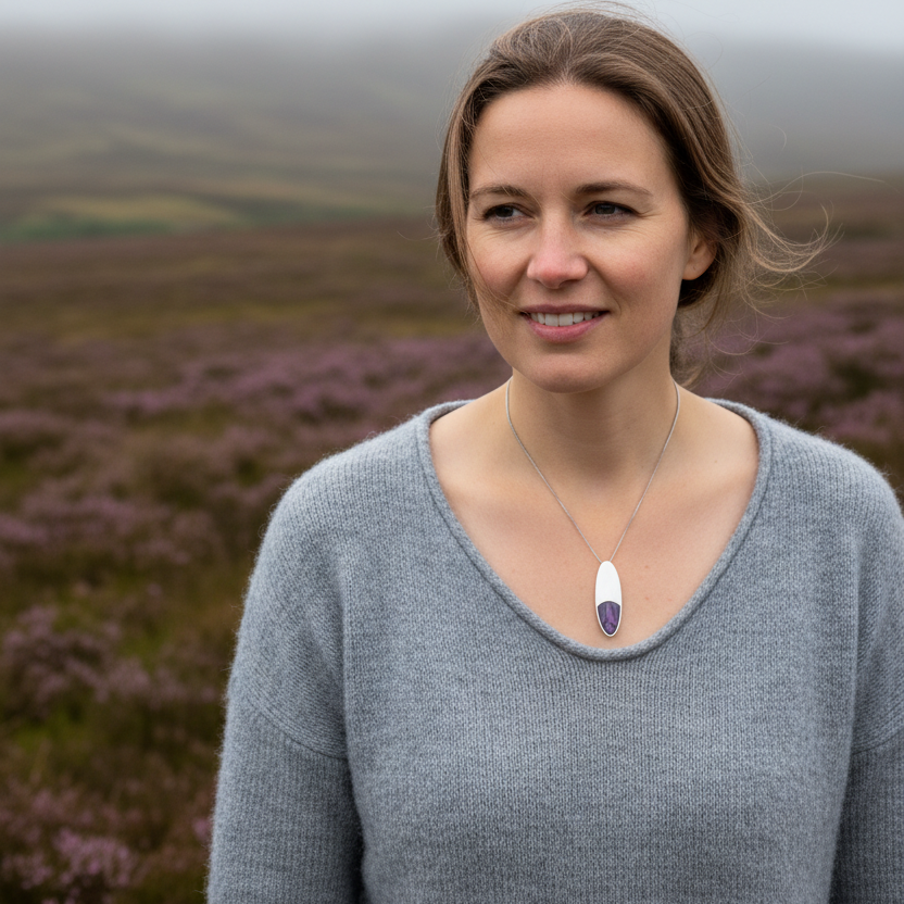Jura Scottish Highlands Necklace by Heathergems