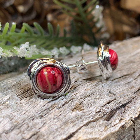 Load image into Gallery viewer, Celtic Heathergems Post Earrings - Handmade in Scotland
