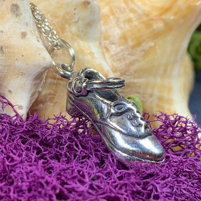 Lovely Irish Dance Shoe Necklace — view 4