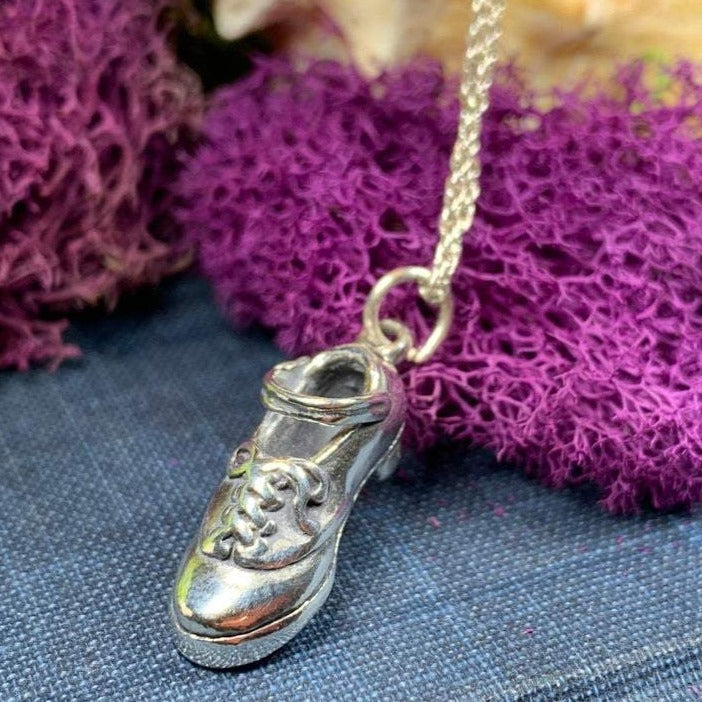 Lovely Irish Dance Shoe Necklace — view 2