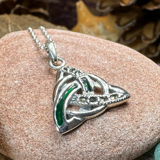 Aria Trinity Knot Necklace — view 5