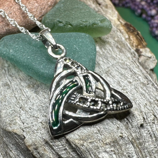 Aria Trinity Knot Necklace — view 2