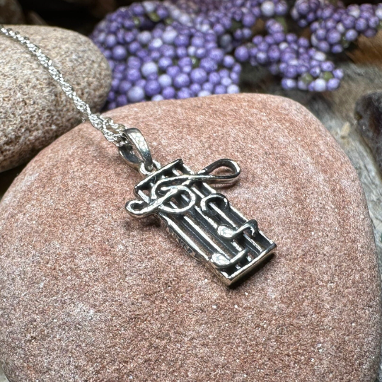 Music Notes Necklace — view 3