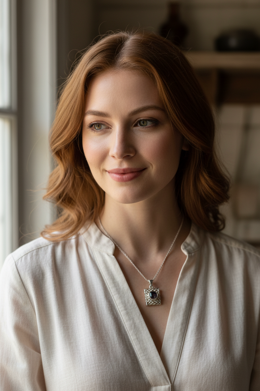 Gianna Celtic Knot Necklace — view 2