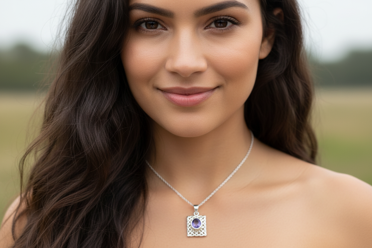 Gianna Celtic Knot Necklace — view 6
