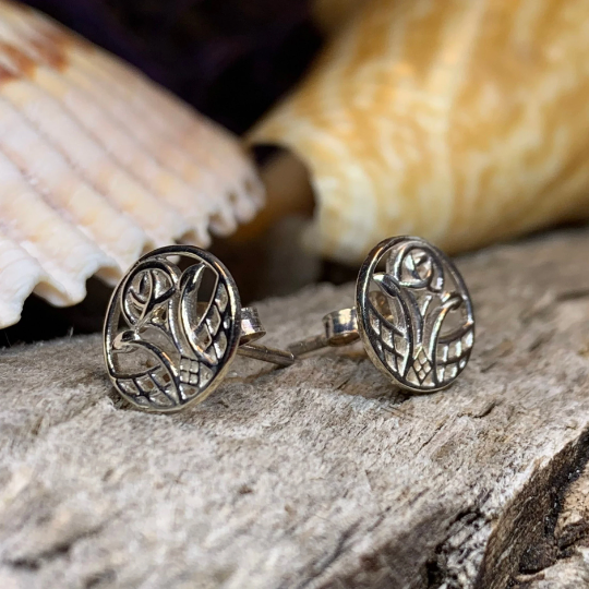Rose Mackintosh Stud Earrings — view 2