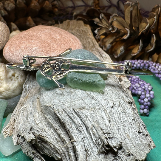 Trinity Knot Sword Kilt Pin — view 6