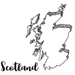 Scotland Map Earrings