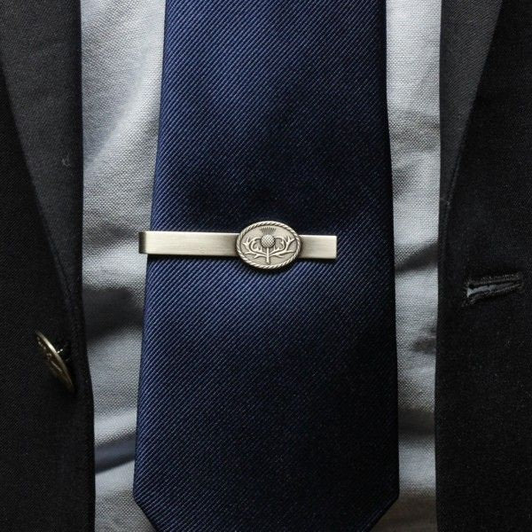Celtic Thistle Tie Bar — view 9