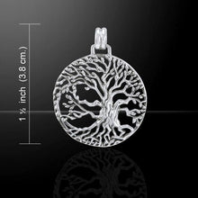Load image into Gallery viewer, Solstice Tree of Life Silver Necklace 07
