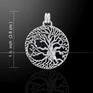 Solstice Tree of Life Silver Necklace 07