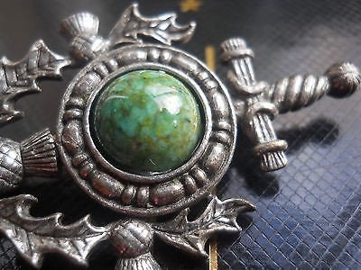Thistle Sword Kilt Pin, Celtic Jewelry, Groom Gift, Outlander Jewelry, Bagpiper Gift, Irish Dance Gift, Wife Gift, Wiccan Jewelry