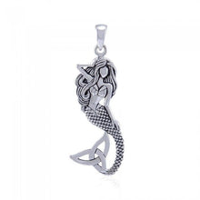 Load image into Gallery viewer, Trinity Knot Mermaid Necklace
