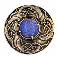 Load image into Gallery viewer, Viking Crystal Brooch
