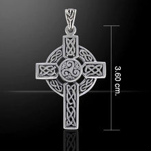 Load image into Gallery viewer, Aileran Celtic Cross Necklace 06

