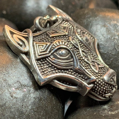 Load image into Gallery viewer, Viking Wolf Necklace

