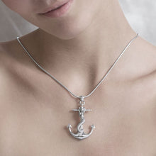 Load image into Gallery viewer, Mermaid Anchor Necklace

